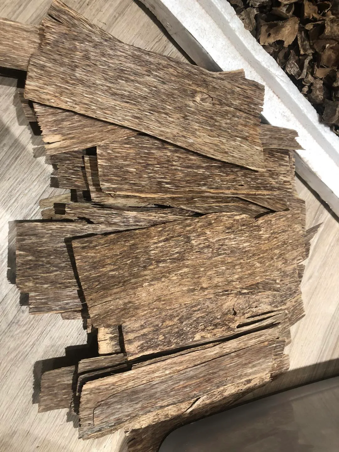 Vietnamese Agarwood Slabs – Premium “Sanh” with Single-Side Oil Layer
